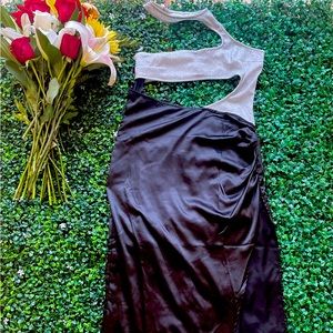 Black Halle Cut Out Dress